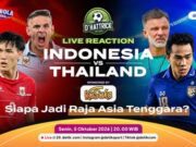 Indonesia vs Thailand Bertemu di Final FIFA ASEAN Cup 2026 di GBK