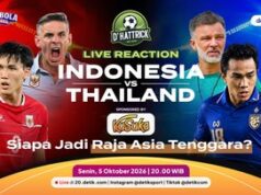 Indonesia vs Thailand Bertemu di Final FIFA ASEAN Cup 2026 di GBK
