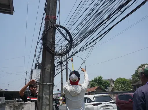 Jartatel Bersihkan Kabel Optik Semrawut Tanpa Gunakan APBD