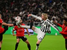 Juventus Imbang 2-2 Lawan Rennes, Woltemade Selamatkan Poin di Menit 66