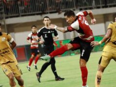 Madura United dan Bhayangkara FC Berbagi Angka dalam Drama 6 Gol yang Mengguncang Pamekasan