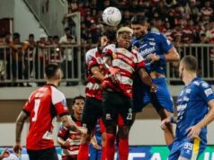 Madura United dan Persib Bandung Bermain Imbang 0-0 di Babak Pertama