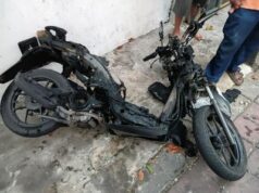 Motor Meledak Saat Kabur, Dua Pencuri Luka Bakar 40%