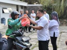Partai Perindo Bagikan Paket Makanan dalam Peringatan HUT ke-12
