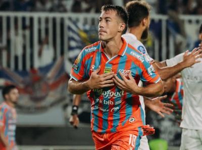 Persib Menang Tipis 2-1 atas Garudayaksa, Peralta Cetak Gol Perdana di Liga