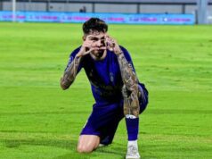 Persita Tangerang Selamatkan Poin Terakhir di Injury Time Lawan Bali United
