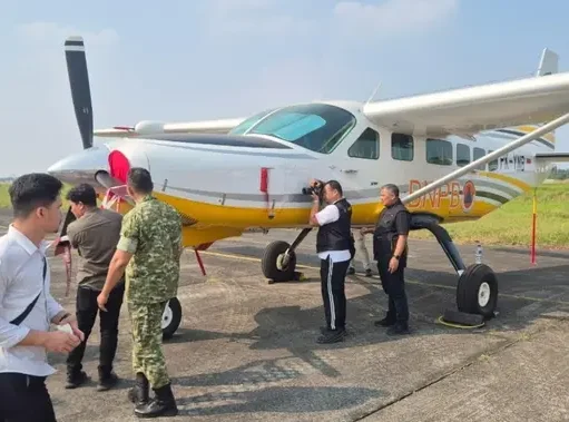 Pesawat Sitaan Kejagung Masih Berstiker BNPB, Ini Penjelasan Resmi