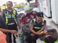Polres Jembrana Evakuasi Wanita Epilepsi yang Kejang saat Antre BBM