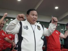 Presiden Prabowo Merayakan Gelar Sejarah Timnas Indonesia di SUGBK