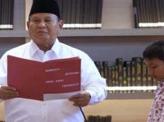 Presiden Prabowo Pimpin Siswa SD Baca Ikrar Sumpah Pemuda