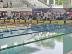 SEAA Masters Swimming 2026 Resmi Dimulai di GBK, 600 Perenang dari 5 Negara Bertarung