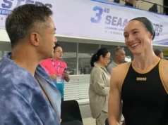 Shauna Krkalo Pecahkan Dua Rekor di Kejuaraan Renang Master Asia Tenggara