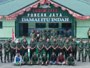 Kodim 1714/Puncak Jaya Gelar Syukuran Kenaikan Pangkat Bintara dan Tamtama