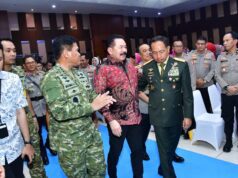 Panglima TNI Hadiri Acara Pisah Sambut Kapolri