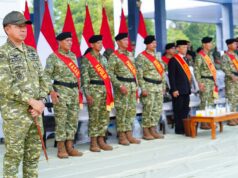 Panglima TNI Tinjau Gladi Bersih Upacara HUT Ke-81 TNI