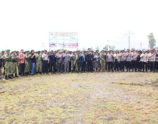 Upacara HUT TNI ke-81 di Yahukimo Berjalan Khidmat di Lapangan Abyu