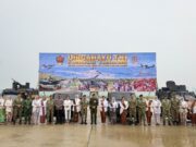 Upacara HUT ke-81 TNI di Timika Berlangsung Khidmat