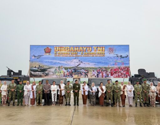 Upacara HUT ke-81 TNI di Timika Berlangsung Khidmat