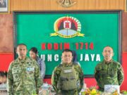 HUT Ke-81 TNI Tahun 2026, Kodim 1714/Puncak Jaya Gelar Upacara, Dipererat Kebersamaan TNI dan Kepolisian