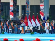 Penuh Khidmat, Panglima TNI Dampingi Presiden Prabowo Pimpin Upacara HUT ke-81 TNI Tahun 2026