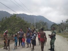 Penuh Sukacita, Masyarakat Distrik Ransiki Sambut Satgas TMMD ke-130 Tahun 2026