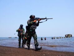 Jelang Demo Pendaratan Amfibi, TNI–ADF Mantapkan Latihan di Pantai Banongan