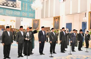 Panglima TNI Hadiri Pelantikan Pejabat Strategis, Perkuat Penyelenggaraan Pemerintahan