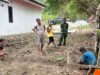 Penuh Kepedulian, Satgas TMMD ke-130 Bangun Rumah Warga Kampung Yamboi