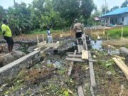 Satgas TMMD ke-130 Bangun Jembatan, Permudah Akses Jalan Masyarakat