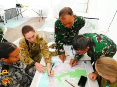 TNI–ADF Gelar NEO TTX, Simulasikan Evakuasi Warga akibat Erupsi Gunung Raung