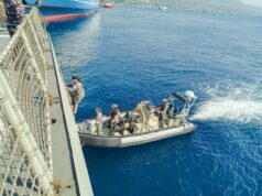 Perkokoh Diplomasi Maritim, KRI SIM-367 Berlatih Bersama Tiga Kapal Perang Australia