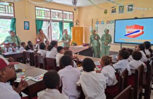 Persit KCK Kodim 1808/Mansel Edukasi Warga, Jaga Kesehatan Gigi Sejak Dini