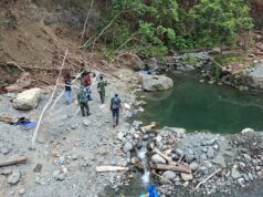 Wujudkan Akses Air Bersih, Satgas TMMD ke-130 Lanjutkan Pemasangan Jaringan Air Bersih di Kampung Yamboi