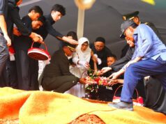 Panglima TNI Pimpin Upacara Pemakaman Alm Jenderal TNI (Purn) Subagyo HS