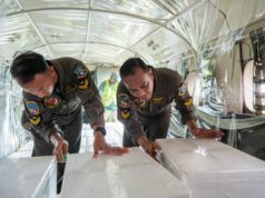 Percepat Penanganan Karhutla di Palembang, Satgas OMC Semai Dry Ice dan NaCl sebanyak 5 Sorti