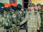 Jaga Kedaulatan NKRI, 136 Prajurit TNI di Papua Terima Kenaikan Pangkat Luar Biasa