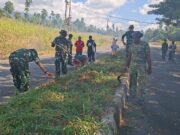 Gelar Karya Bakti : Kodim 1808/Mansel Gandeng Tokoh Agama, Tokoh Adat, Dan Masyarakat Di Distrik Ransiki