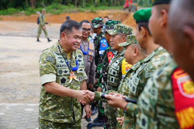 Dari Garis Batas Hingga Medan Latihan, Wapang TNI Pastikan Kesiapan di Nunukan