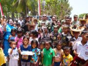 Wapang TNI Tinjau Perbatasan Paling Selatan Indonesia