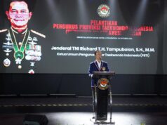 Ketum PBTI Jenderal TNI Richard Tampubolon Lantik Ketua Pengprov Taekwondo Indonesia Sulawesi Selatan Periode 2026–2030