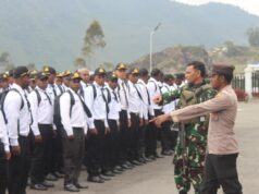 Kodim 1714/Puncak Jaya Bersama Polri dan Pemda Hadiri Pembukaan Pelatihan Dasar CPNS Formasi 2024 Gelombang II dan III