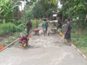 Wujud Nyata Gotong Royong TNI dan Warga : Jalan TMMD Ke-130 Rampung 100 Persen