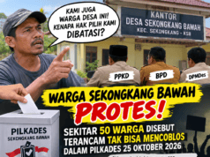Diduga Akibat Pantarlih Tak Maksimal, Sekitar 50 Hak Pilih Warga Sekongkang Bawah Terancam Tak Terakomodasi dalam Pilkades