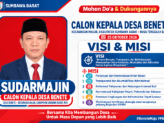 Sudarmajin, Calon Kades Benete Nomor Urut 4 yang Dikenal Aktif Mendukung Kegiatan Pemuda dan Olahraga