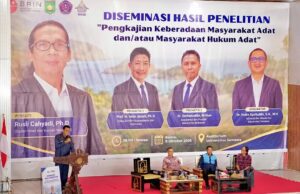 Kajian BRIN tentang Masyarakat Adat Didiseminasikan, Bupati Dorong Jadi Dasar Kebijakan