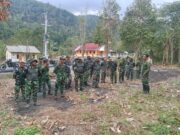 Pastikan Prajurit Tetap Prima, Wadan Satgas TMMD Ke-130 Cek Kesiapan Personel